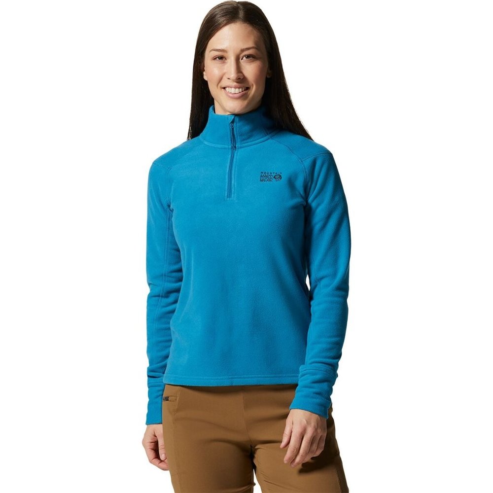 NWT Women's Mountain Hardwear Blue Microchill™ 2.0 1/2-Zip Fleece